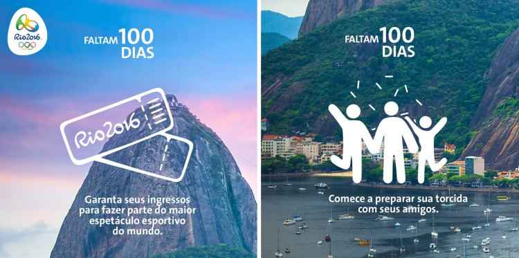 Facebook/rio2016pt/Reprodução Facebook/rio2016pt/Reprodução