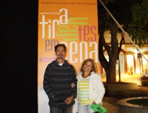 Lino e Silvia Frota, do Rio de Janeiro, sobre o Tiradentes em Cena: 