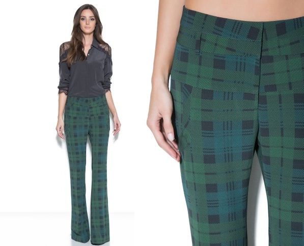 Calça Animale xadrez verde Like Gill - R$ 498. Informações: (31) 3228-4135(foto: Divulgação) Calça Animale xadrez verde Like Gill - R$ 498. Informações: (31) 3228-4135(foto: Divulgação)
