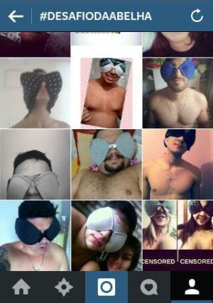 Muitos homens aderiram à onda do #desafiodaabelha para incentivar as mulheres(foto: Instagram/Reprodução) Muitos homens aderiram à onda do #desafiodaabelha para incentivar as mulheres(foto: Instagram/Reprodução)