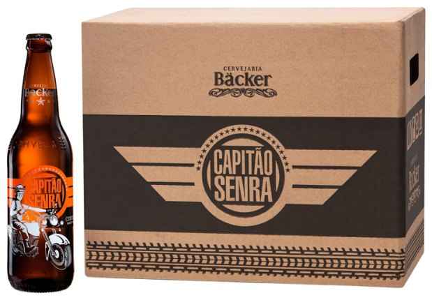 A cerveja artesanal Capitão Senra, da Backer, é encorpada, no estilo amber lager(foto: Populus Comunição/Divulgação) A cerveja artesanal Capitão Senra, da Backer, é encorpada, no estilo amber lager(foto: Populus Comunição/Divulgação)