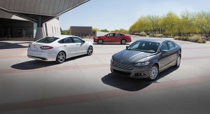 A versão Hybrid do Ford Fusion, lançada no Brasil em 2010, registra vendas de 1,4 mil unidades em quase cinco anos(foto: Divulgação) A versão Hybrid do Ford Fusion, lançada no Brasil em 2010, registra vendas de 1,4 mil unidades em quase cinco anos(foto: Divulgação)
