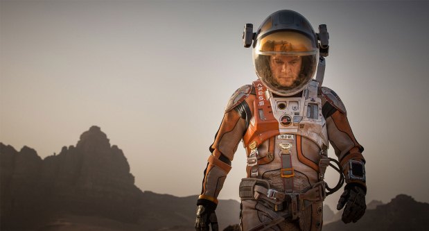 O ator Matt Damon estrela o filme Perdido em Marte, sobre um astronauta que tem de sobreviver no Planeta Vermelho até a chegada de ajuda(foto: 20th Century Fox/Reprodução) O ator Matt Damon estrela o filme Perdido em Marte, sobre um astronauta que tem de sobreviver no Planeta Vermelho até a chegada de ajuda(foto: 20th Century Fox/Reprodução)