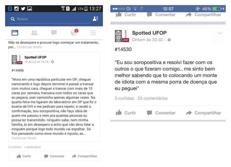 (foto: Facebook/Spotted-UFOP/Reprodução) (foto: Facebook/Spotted-UFOP/Reprodução)