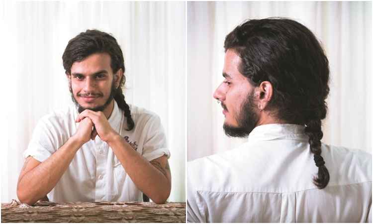 O artista plástico Arthur Camargos tem cabelo anelado e volumoso: O artista plástico Arthur Camargos tem cabelo anelado e volumoso: