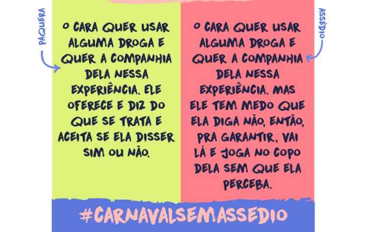 (foto: #CarnavalSemAssédio/Reprodução) (foto: #CarnavalSemAssédio/Reprodução)
