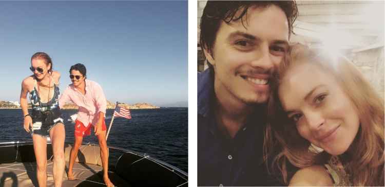 Lindsay Lohan e Egor Tabarasov se conheceram no final de 2015 e ficaram noivos em abril de 2016(foto: Instagram/lindsaylohan/Reprodução) Lindsay Lohan e Egor Tabarasov se conheceram no final de 2015 e ficaram noivos em abril de 2016(foto: Instagram/lindsaylohan/Reprodução)