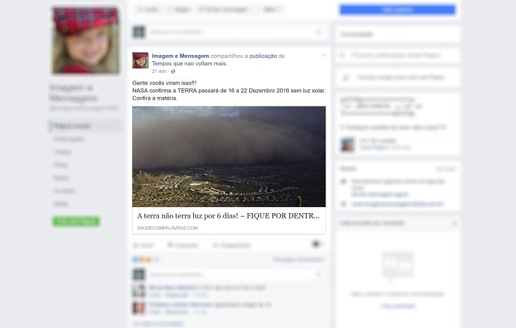 Cuidado ao espalhar falsas notícias alarmistas que existem aos montes nas redes sociais. Sempre cheque a fonte da informação(foto: Facebook/Reprodução) Cuidado ao espalhar falsas notícias alarmistas que existem aos montes nas redes sociais. Sempre cheque a fonte da informação(foto: Facebook/Reprodução)