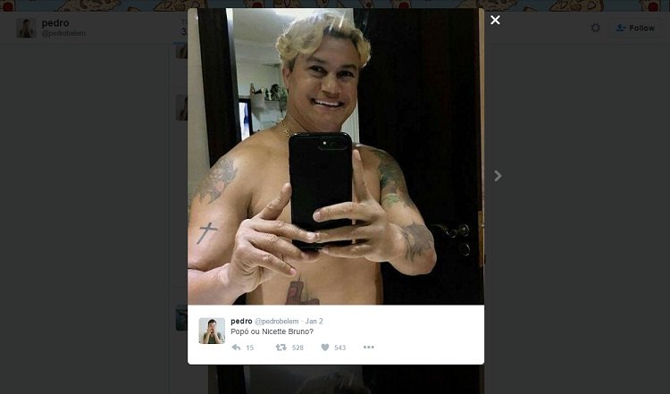 (foto: Twitter/pedrobelem/Reprodução) (foto: Twitter/pedrobelem/Reprodução)