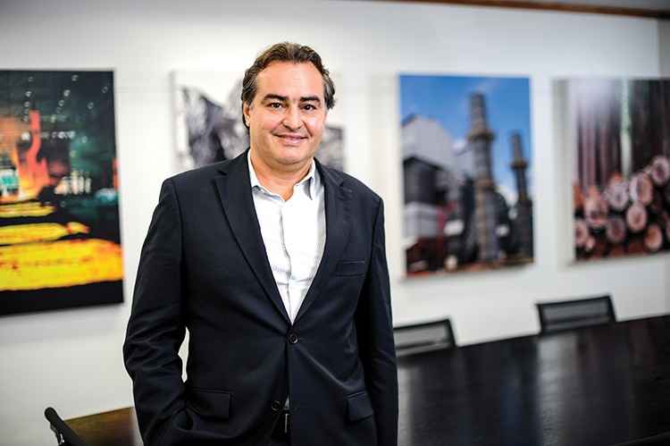 Henrique Simões Zica, 45 anos, diretor-presidente da Minasligas(foto: Gustavo Andrade/Encontro) Henrique Simões Zica, 45 anos, diretor-presidente da Minasligas(foto: Gustavo Andrade/Encontro)